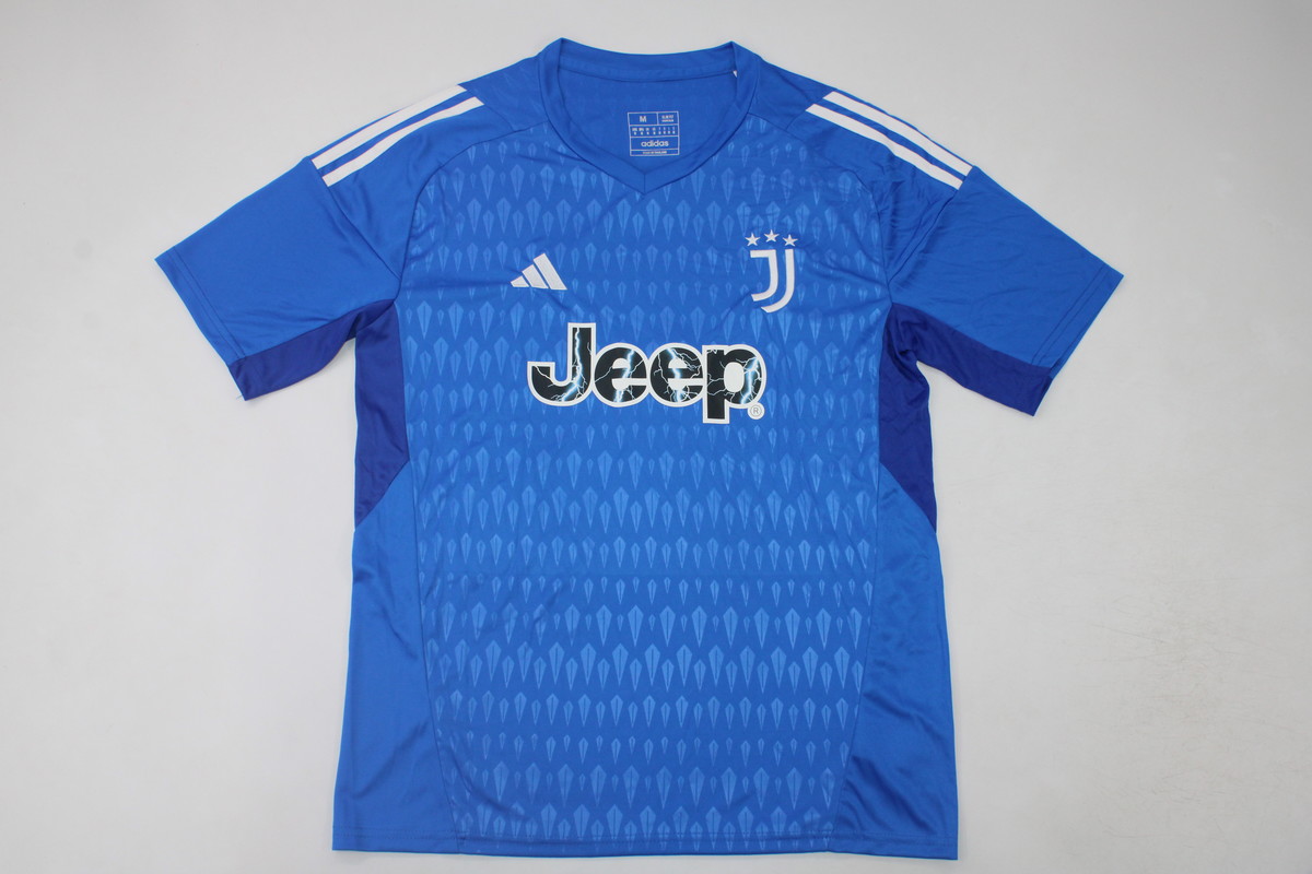 AAA Quality Juventus 23/24 GK Blue Soccer Jersey